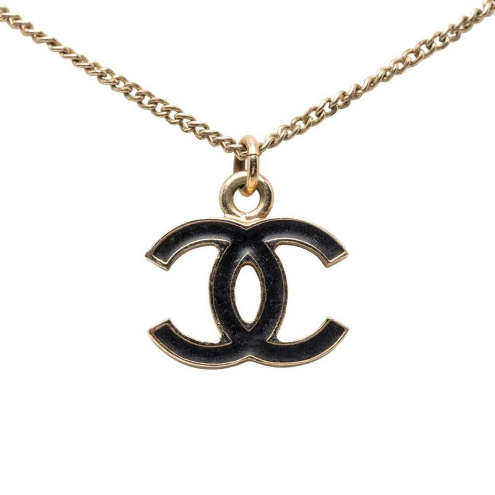 CHANEL Black Logo Necklace - Picture 2 of 6